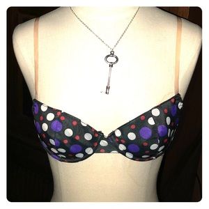 Planet Lingerie polka dot bra 34B